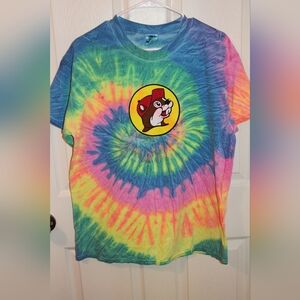 Bucees Tie Dye T Shirt Size Unisex Large